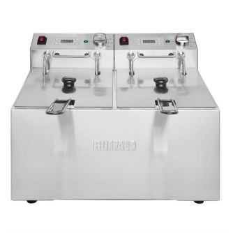 Buffalo dubbele friteuse 2x5l 2800w met timer